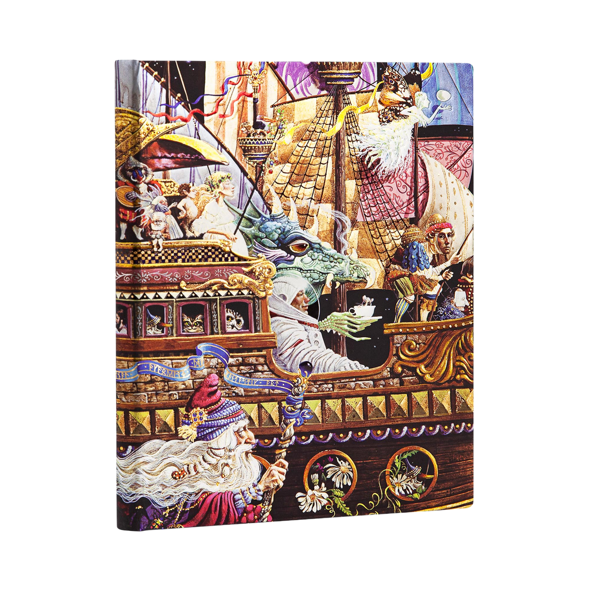 Paperblanks Maiden Voyage Ultra Hardback Journal – Lined, 144 Pages – angled view