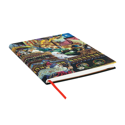 Paperblanks Maiden Voyage Ultra Hardback Journal – Lined, 144 Pages – page edge
