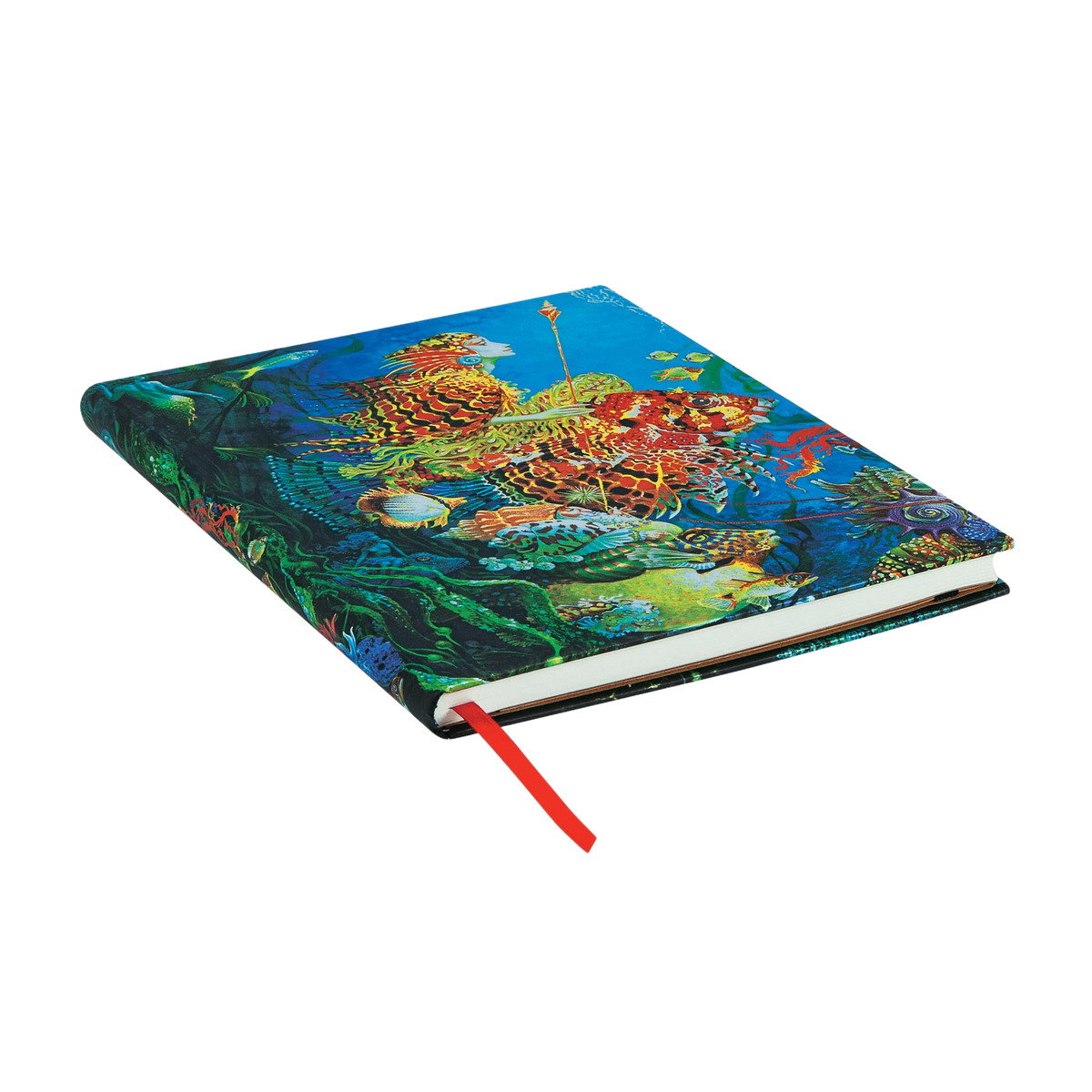 Paperblanks Sea Fantasies Ultra Hardback Journal – Lined, 144 Pages – page edge