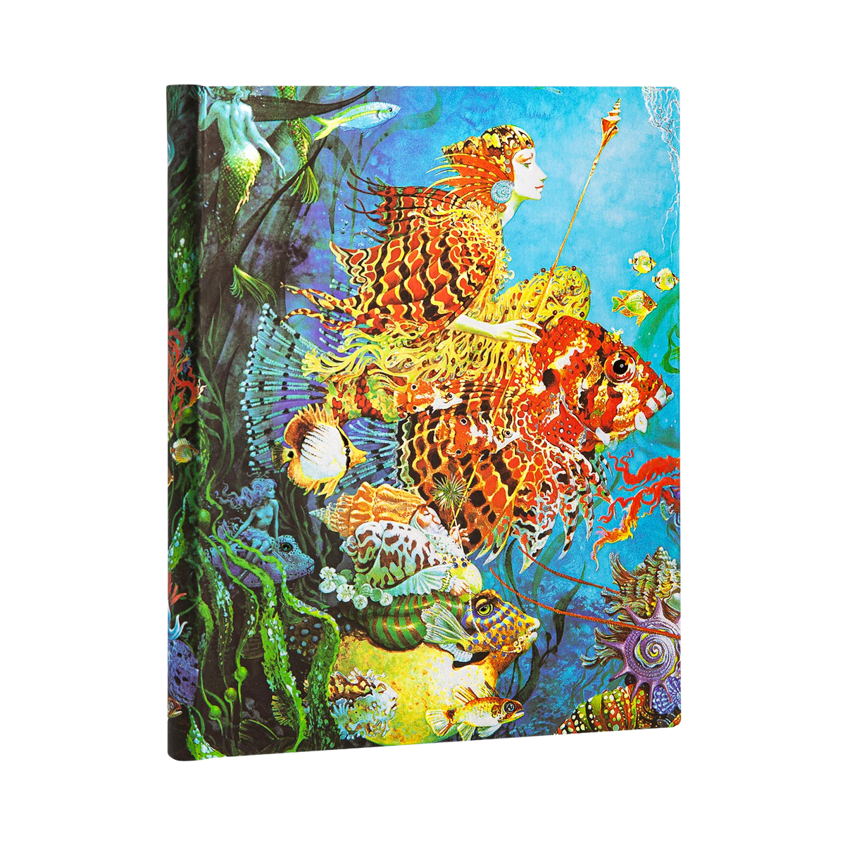 Paperblanks Sea Fantasies Ultra Hardback Journal – Plain, 144 Pages – angled view