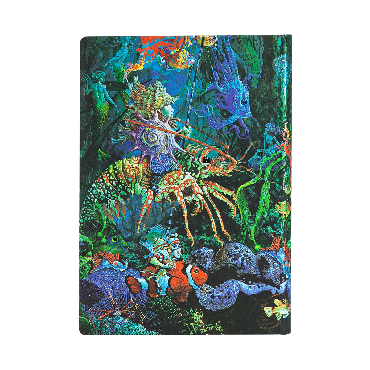 Paperblanks Sea Fantasies Midi Hardback Journal – Plain, 144 Pages – back cover