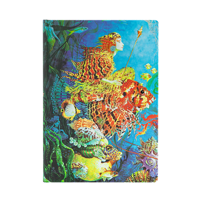 Paperblanks Sea Fantasies Midi Hardback Journal – Plain, 144 Pages – front cover