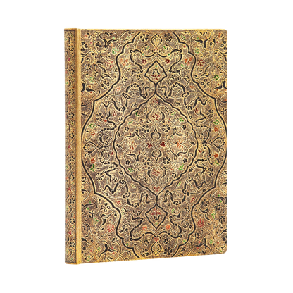 Paperblanks Zahra Midi Hardback Journal – Lined, 144 Pages – angled view