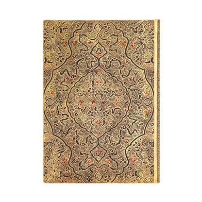 Paperblanks Zahra Midi Hardback Journal – Lined, 144 Pages – back cover