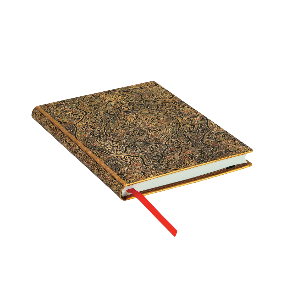 Paperblanks Zahra Midi Hardback Journal – Lined, 144 Pages – page edge