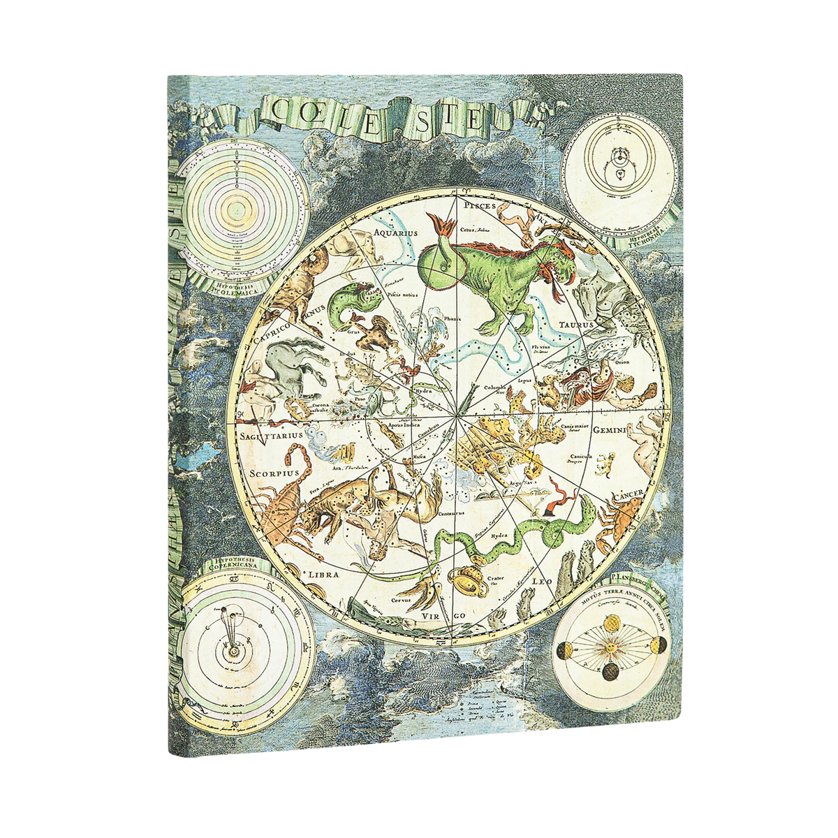 Paperblanks Celestial Planisphere Ultra Softback Flexi Journal – Lined, 176 Pages – angled view