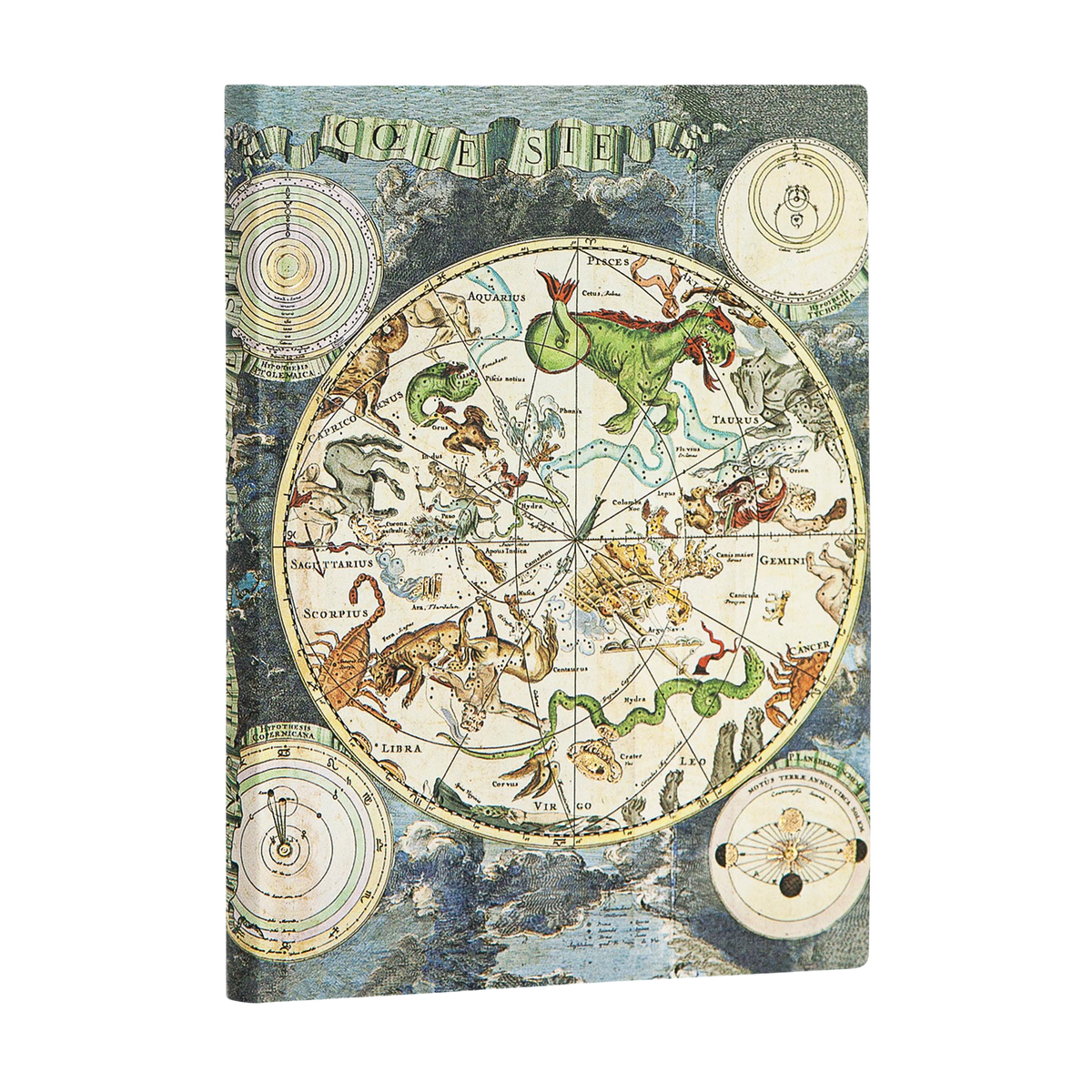 Paperblanks Celestial Planisphere Midi Softback Flexi Journal – Lined, 176 Pages – angled view