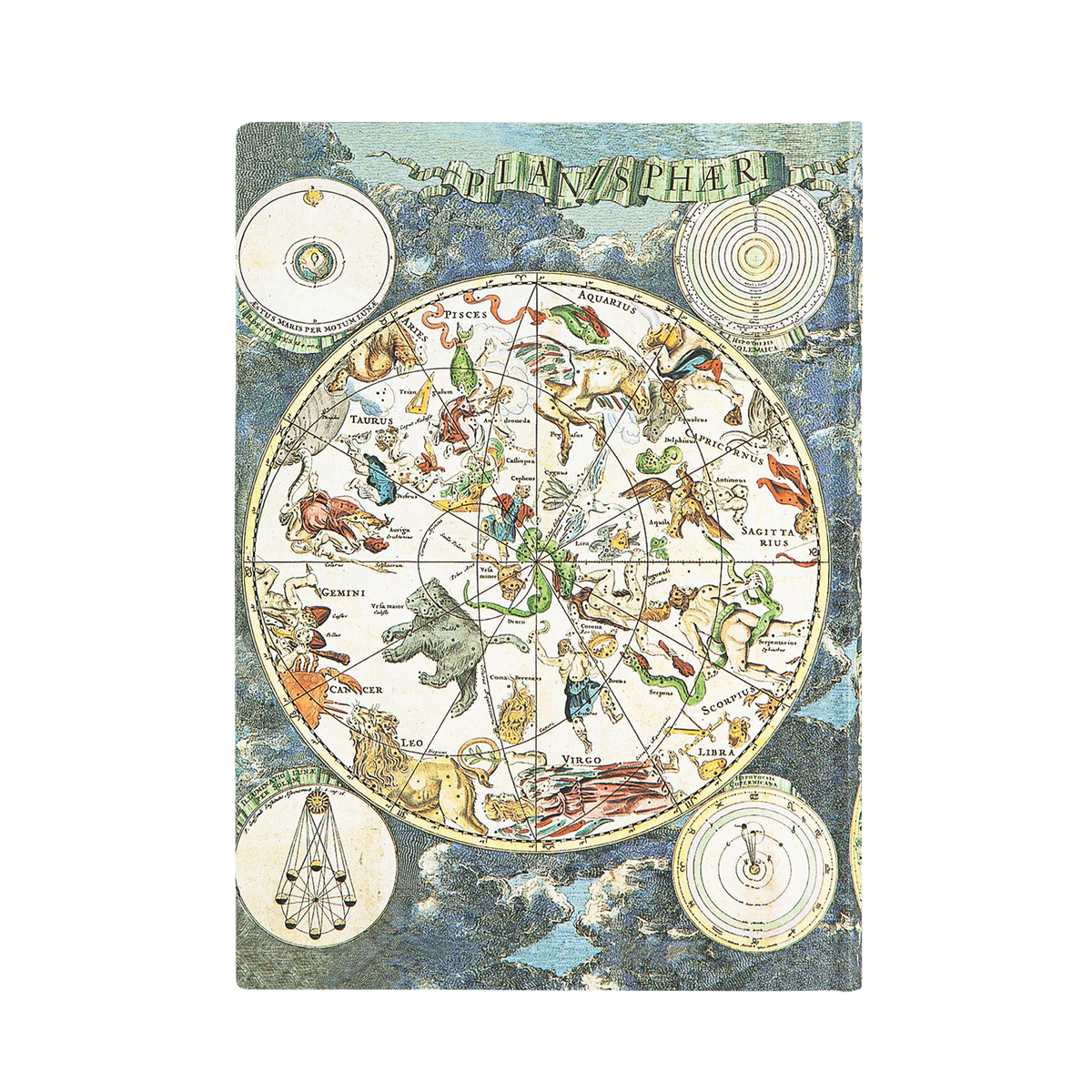 Paperblanks Celestial Planisphere Midi Softback Flexi Journal – Lined, 176 Pages – back cover