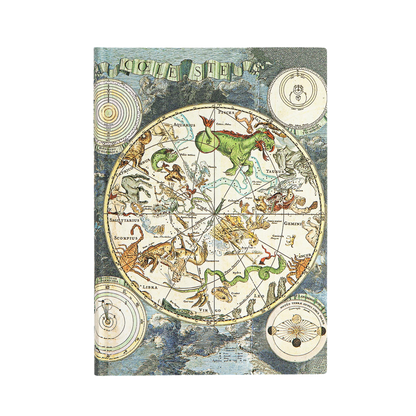 Paperblanks Celestial Planisphere Midi Softback Flexi Journal – Lined, 176 Pages – front cover
