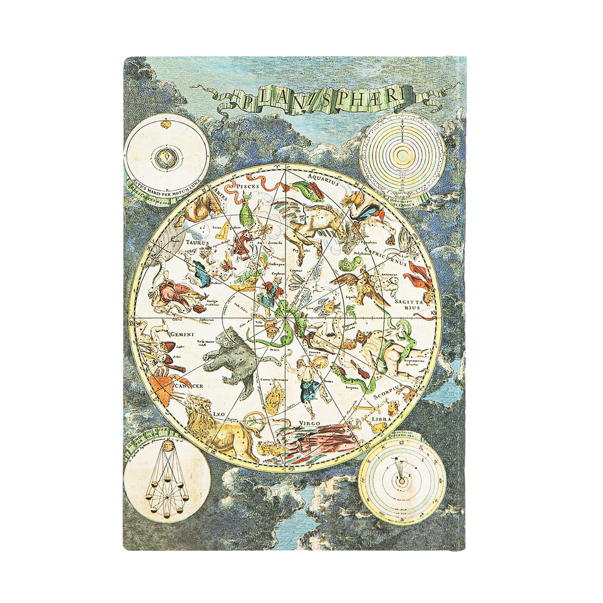 Paperblanks Celestial Planisphere Mini Softback Flexi Journal – Lined, 176 Pages – back cover