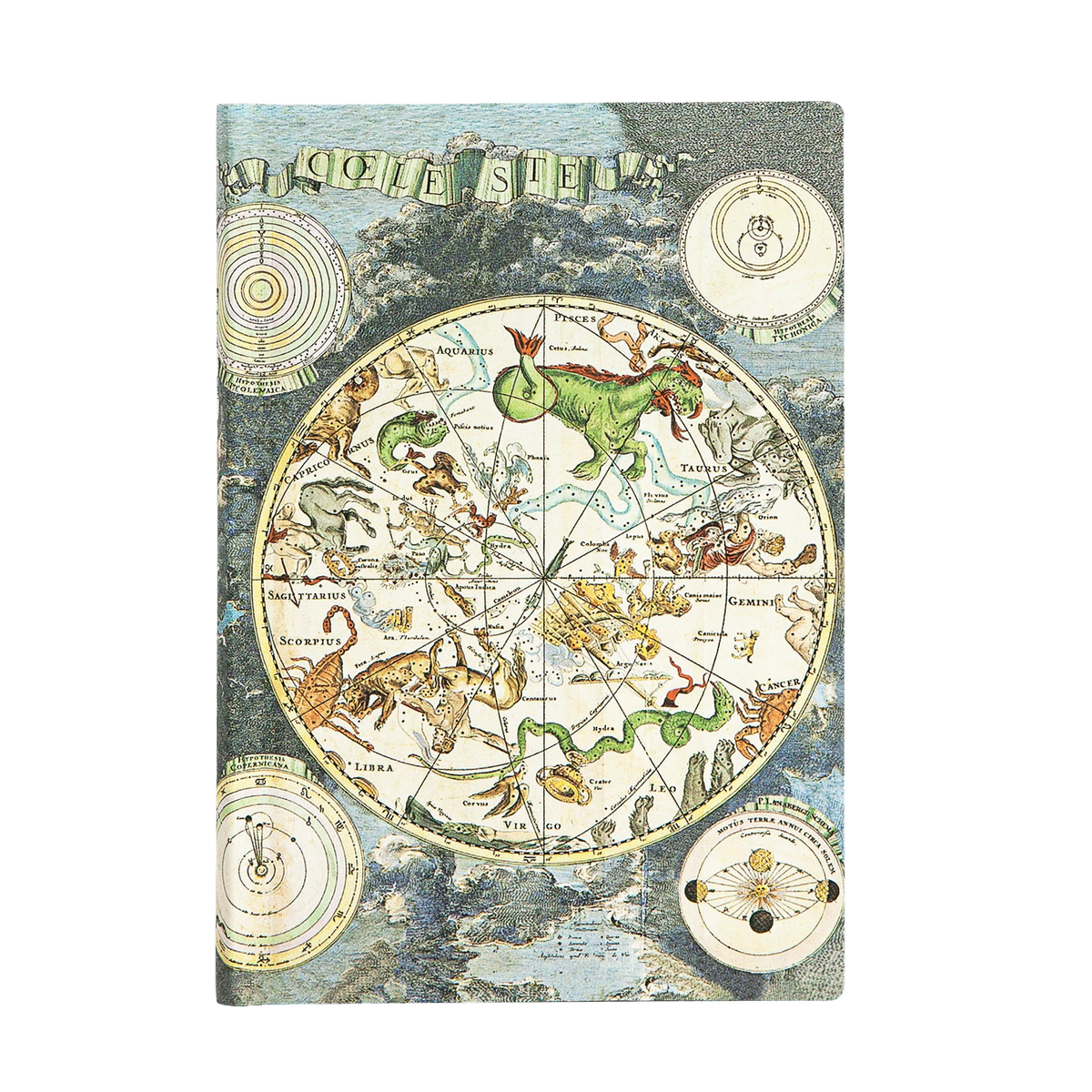 Paperblanks Celestial Planisphere Mini Softback Flexi Journal – Lined, 176 Pages – front cover
