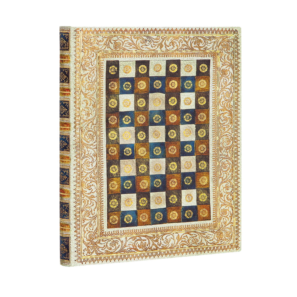 Paperblanks Aureo Ultra Softback Flexi Journal – Plain, 240 Pages – angled view