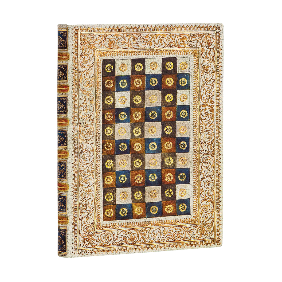 Paperblanks Aureo Midi Softback Flexi Journal – Lined, 240 Pages – angled view