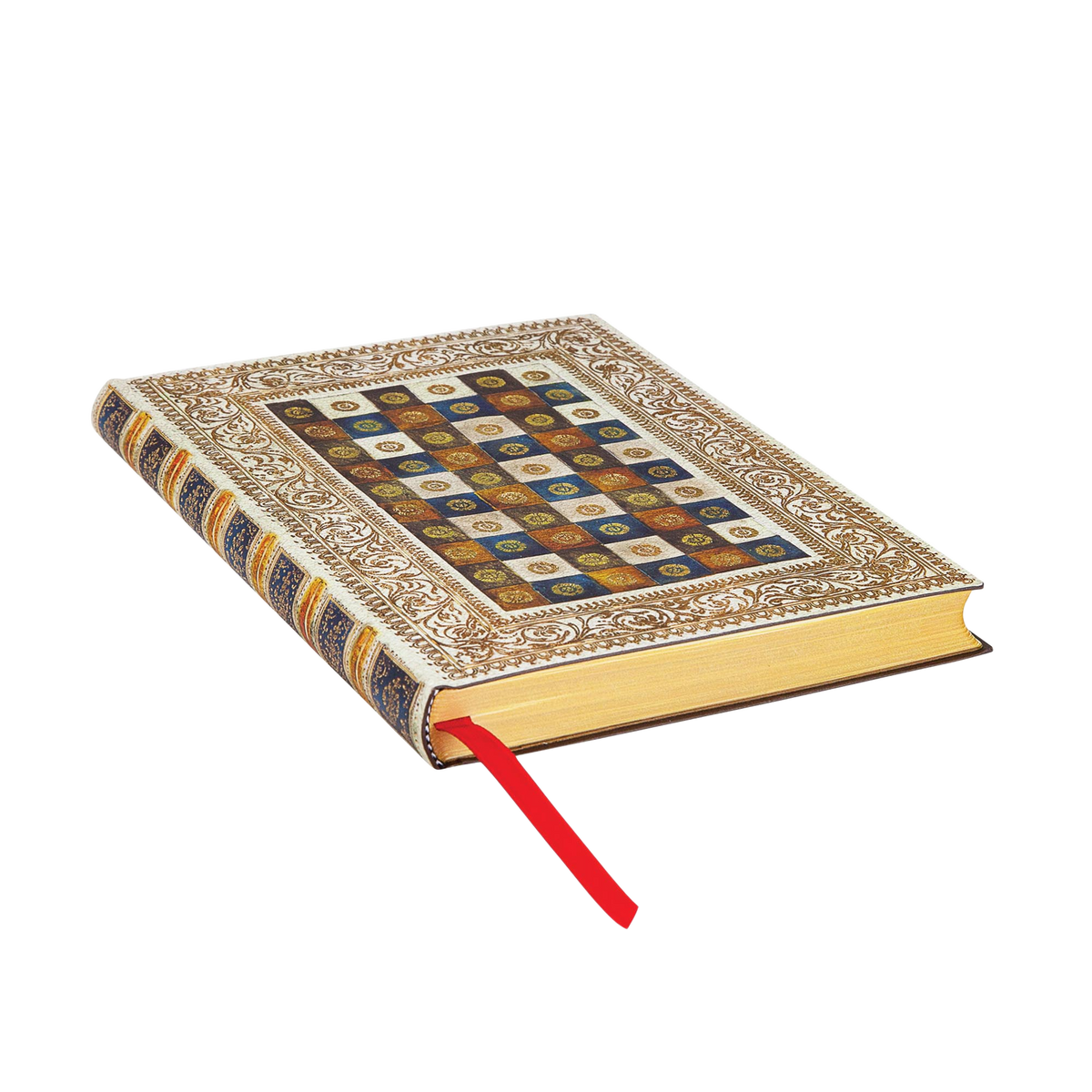 Paperblanks Aureo Midi Softback Flexi Journal – Lined, 240 Pages – page edge