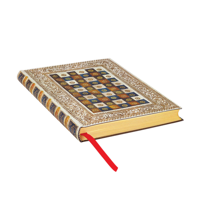 Paperblanks Aureo Midi Softback Flexi Journal – Lined, 240 Pages – page edge