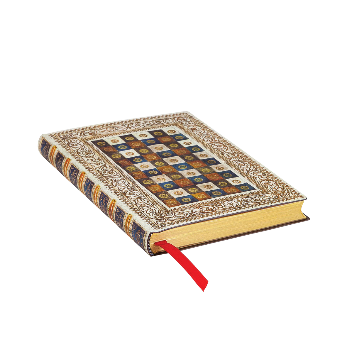 Paperblanks Aureo Mini Softback Flexi Journal – Lined, 176 Pages – page edge