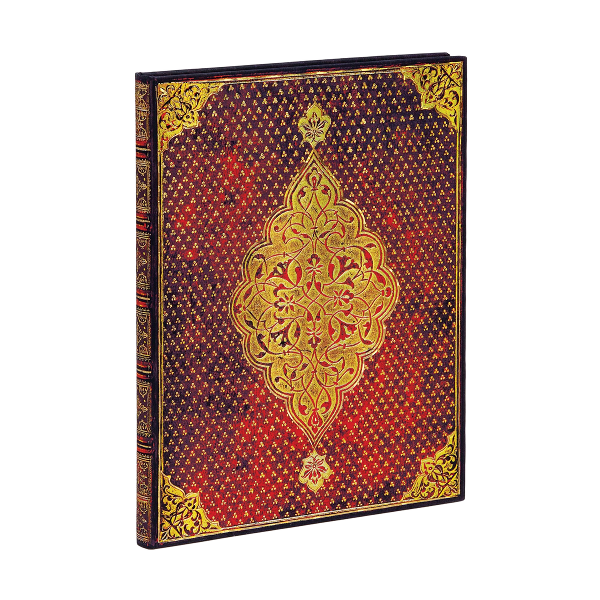 Paperblanks Golden Trefoil Ultra Hardback Journal – Lined, 144 Pages – angled view