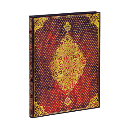 Paperblanks Golden Trefoil Ultra Hardback Journal – Plain, 144 Pages – angled view