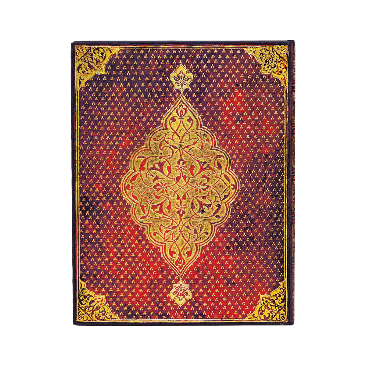 Paperblanks Golden Trefoil Ultra Hardback Journal – Plain, 144 Pages – back cover