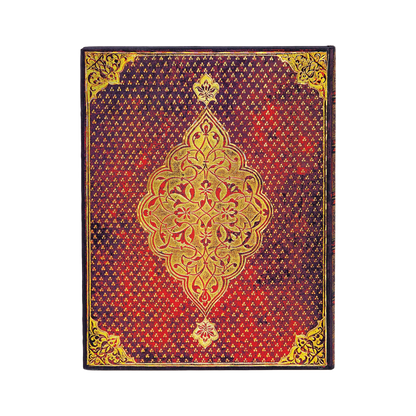 Paperblanks Golden Trefoil Ultra Hardback Journal – Plain, 144 Pages – back cover