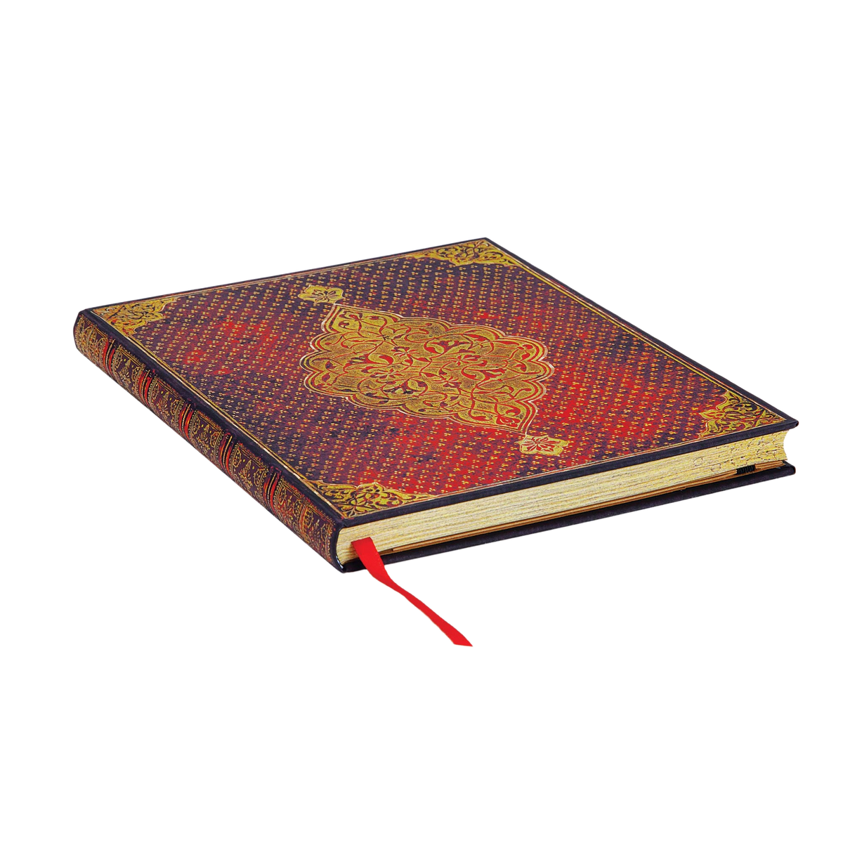Paperblanks Golden Trefoil Ultra Hardback Journal – Plain, 144 Pages – page edge
