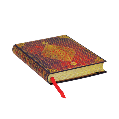 Paperblanks Golden Trefoil Midi Hardback Journal – Plain, 240 Pages – page edge