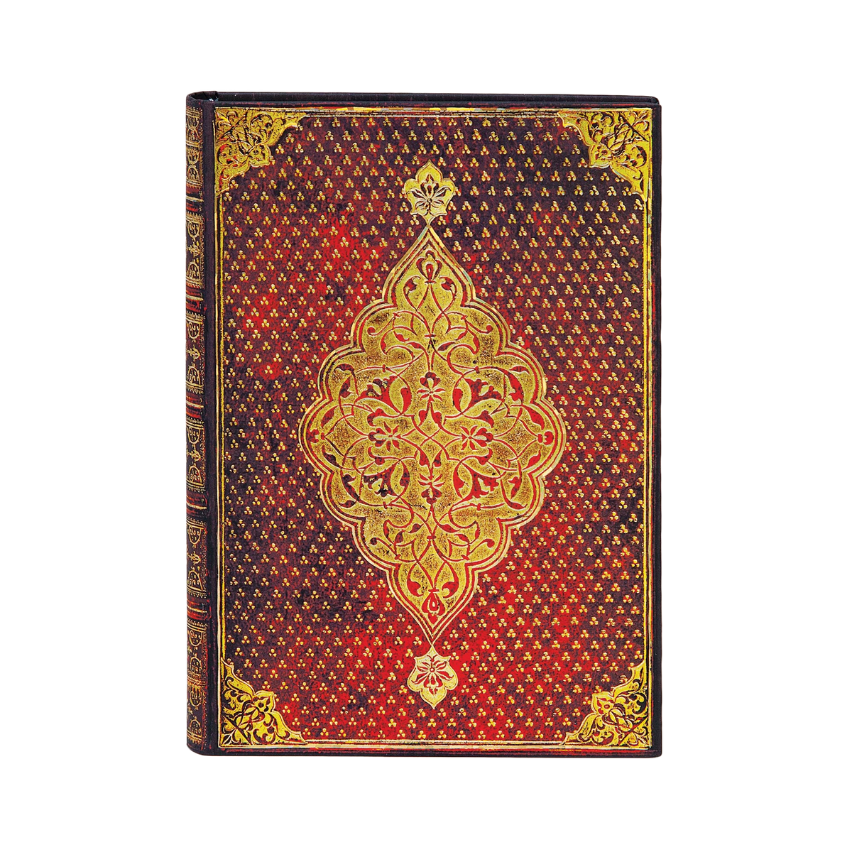 Paperblanks Golden Trefoil Midi Hardback Journal – Plain, 240 Pages – front cover