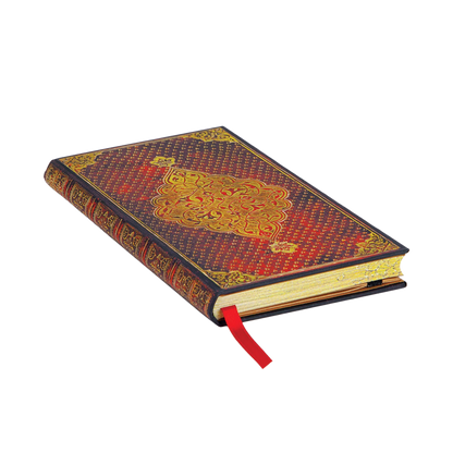 Paperblanks Golden Trefoil Slim Hardback Journal – Lined, 176 Pages – page edge