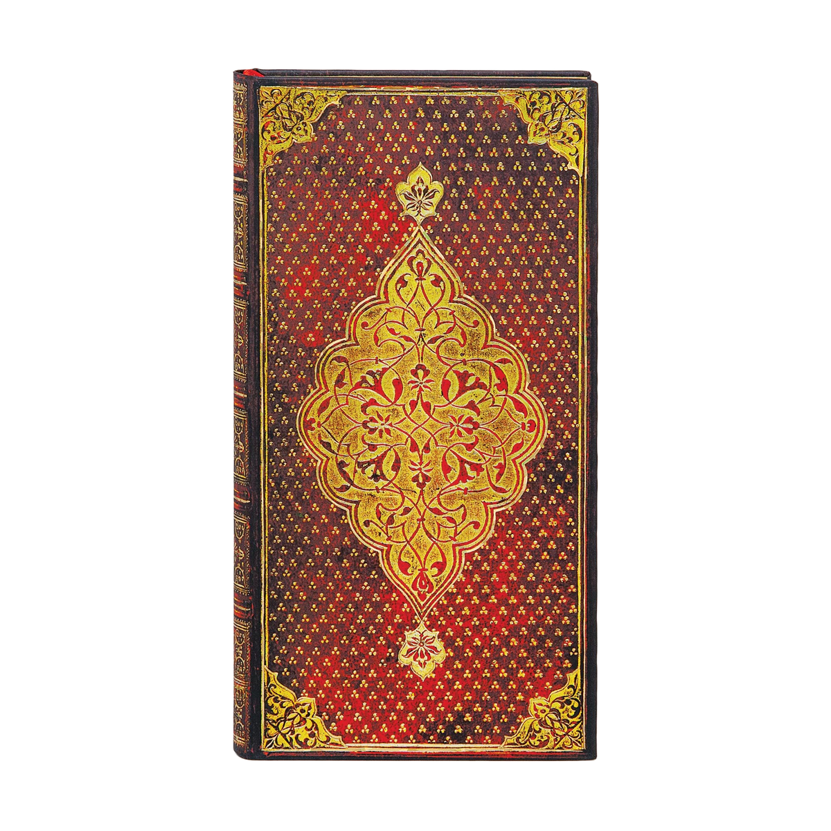 Paperblanks Golden Trefoil Slim Hardback Journal – Lined, 176 Pages – front cover
