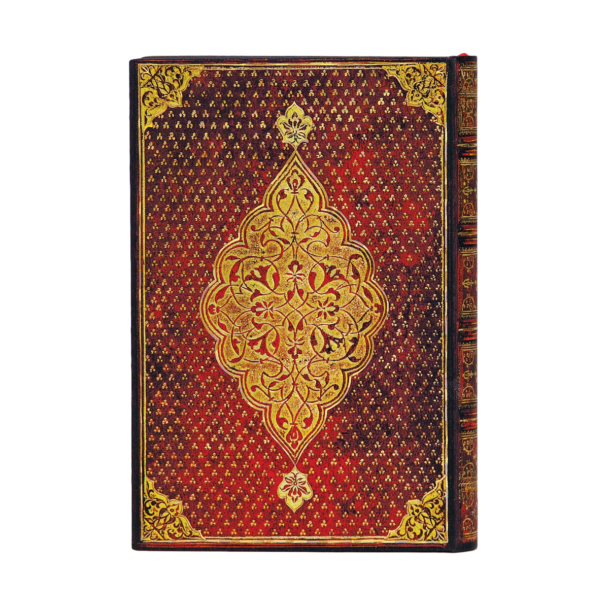 Paperblanks Golden Trefoil Mini Hardback Journal – Plain, 240 Pages – back cover
