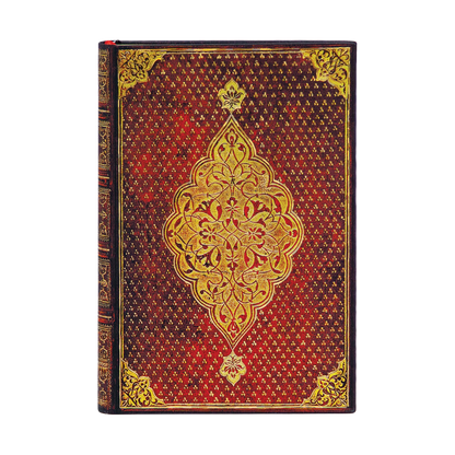Paperblanks Golden Trefoil Mini Hardback Journal – Plain, 240 Pages – front cover