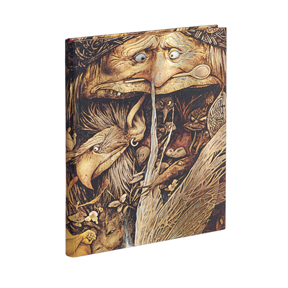 Paperblanks Mischievous Creatures Ultra Hardback Journal – Lined, 144 Pages – angled view