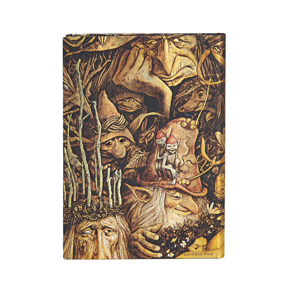 Paperblanks Mischievous Creatures Midi Hardback Journal – Lined, 144 Pages – back cover