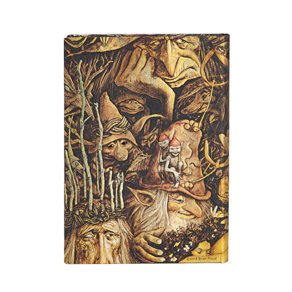 Paperblanks Mischievous Creatures Midi Hardback Journal – Lined, 144 Pages – back cover