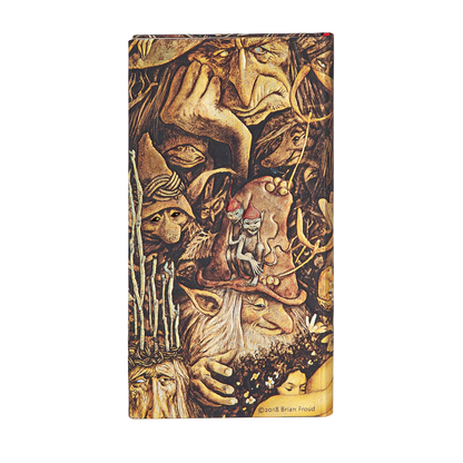 Paperblanks Mischievous Creatures Slim Hardback Journal – Lined, 176 Pages – back cover