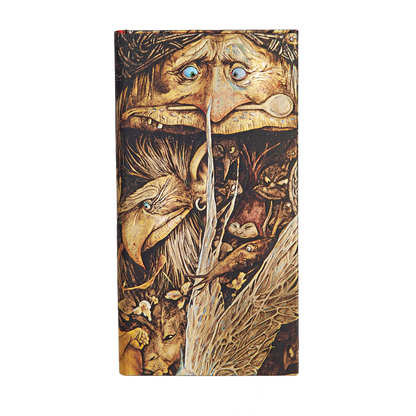 Paperblanks Mischievous Creatures Slim Hardback Journal – Lined, 176 Pages – front cover