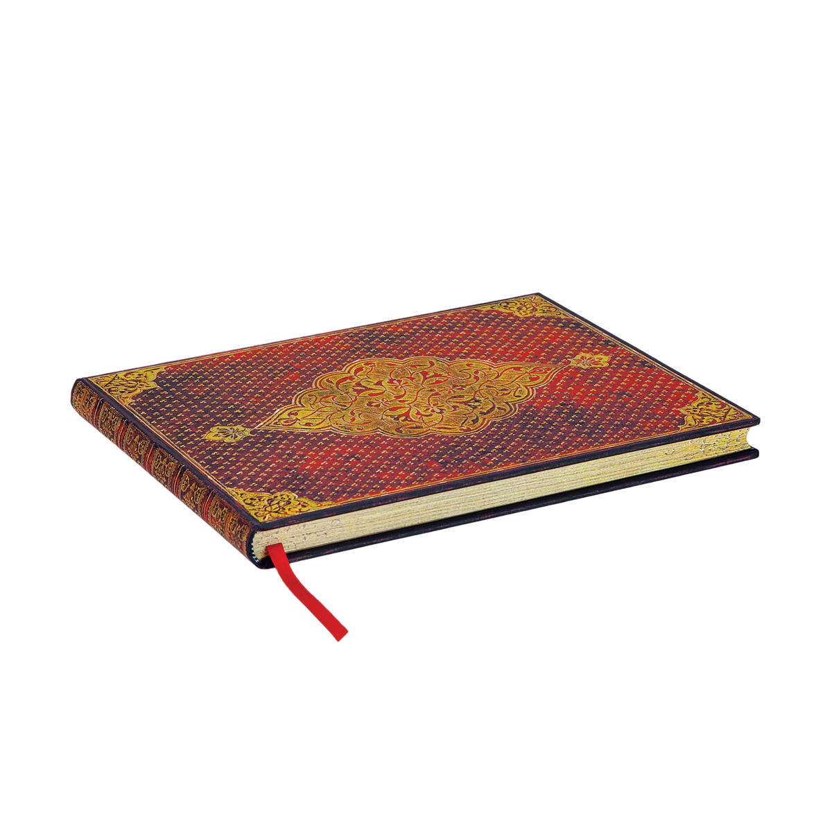 Paperblanks Golden Trefoil Hardback Guest Book – Lined, 144 Pages – page edge
