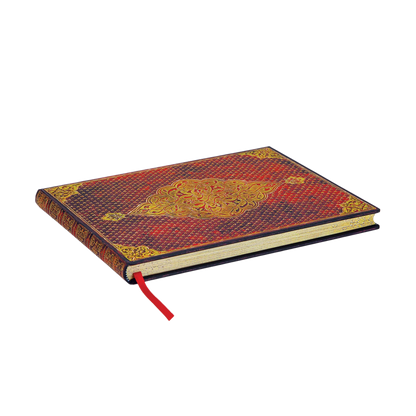 Paperblanks Golden Trefoil Hardback Guest Book – Lined, 144 Pages – page edge