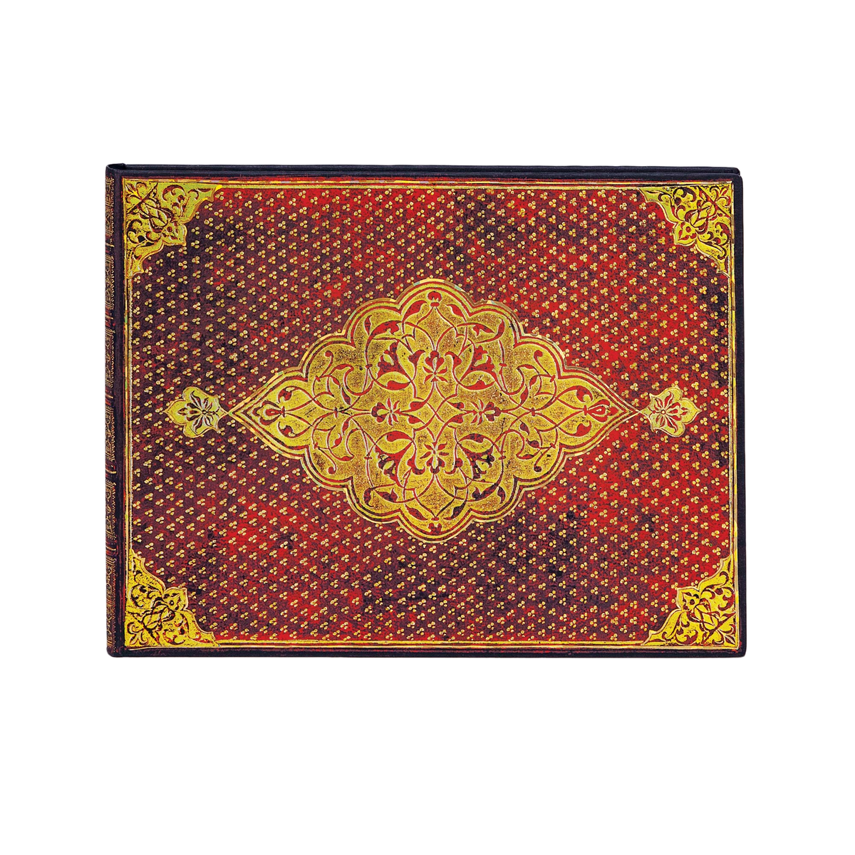 Paperblanks Golden Trefoil Hardback Guest Book – Lined, 144 Pages – front cover