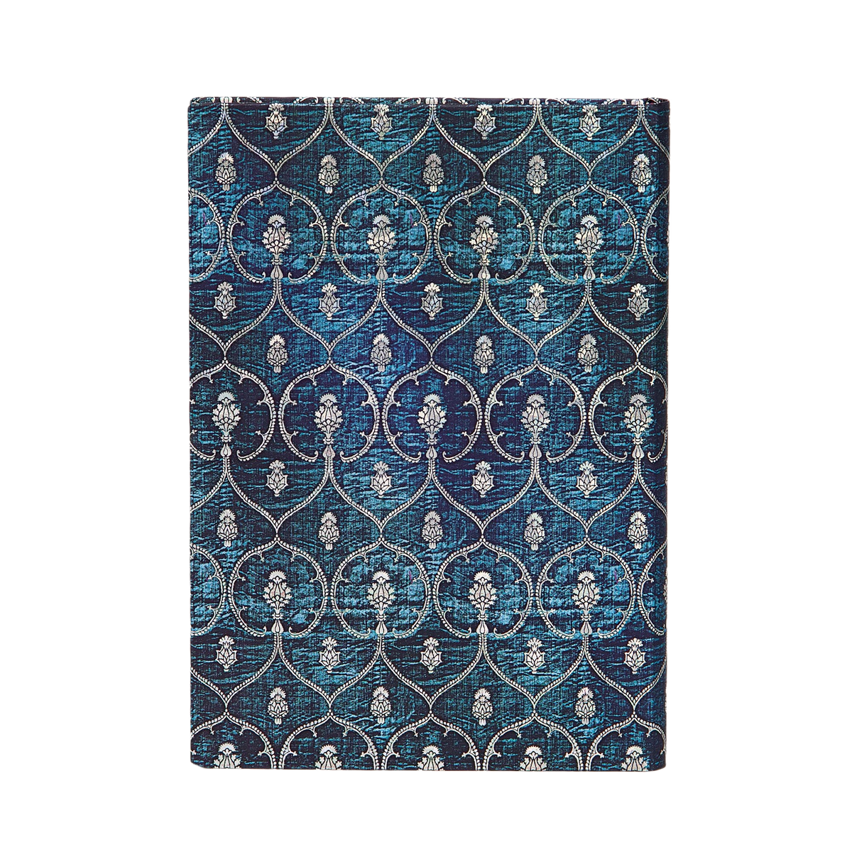 Paperblanks Blue Velvet Midi Hardback Journal – Plain, 144 Pages – back cover