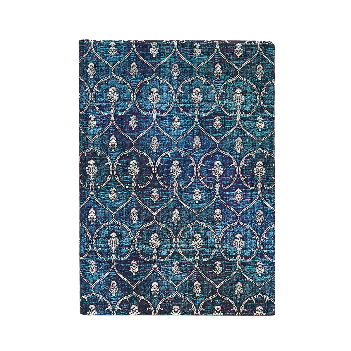 Paperblanks Blue Velvet Midi Hardback Journal – Plain, 144 Pages – front cover