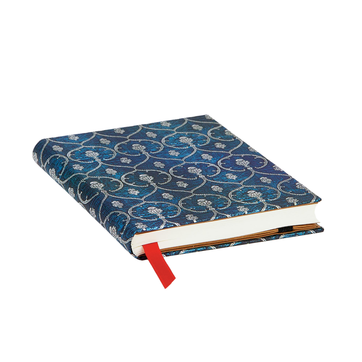 Paperblanks Blue Velvet Mini Hardback Journal – Lined, 176 Pages – page edge