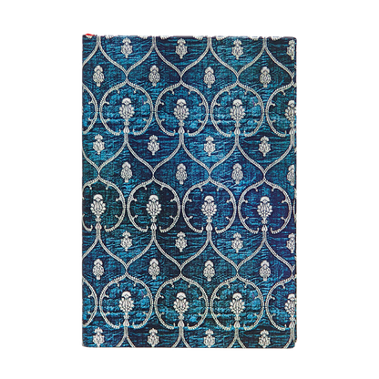 Paperblanks Blue Velvet Mini Hardback Journal – Lined, 176 Pages – front cover