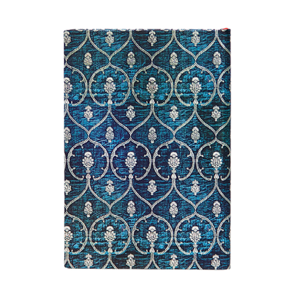 Paperblanks Blue Velvet Mini Hardback Journal – Plain, 176 Pages – back cover