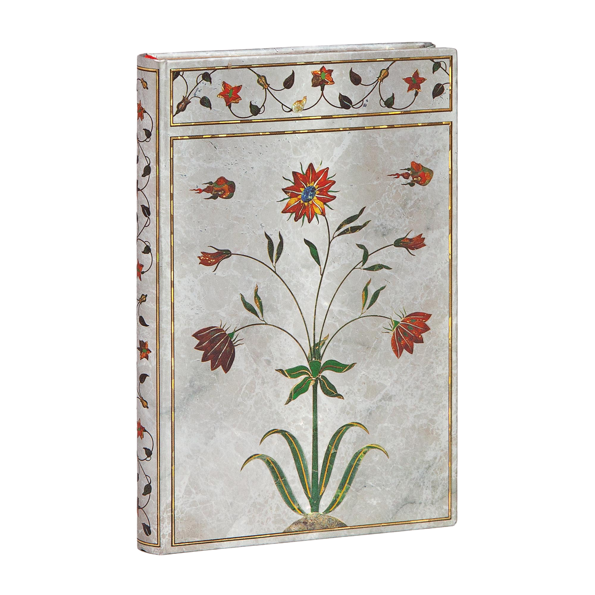 Paperblanks Mumtaz Mini Hardback Journal – Plain, 176 Pages – angled view