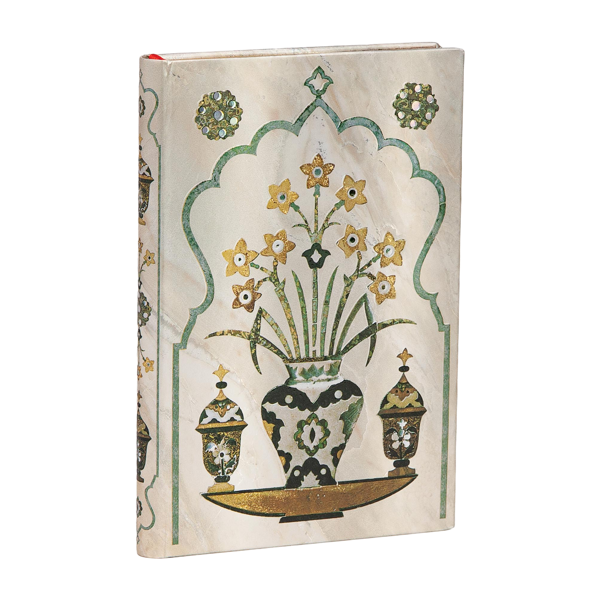 Paperblanks Shah Mini Hardback Journal – Plain, 176 Pages – angled view