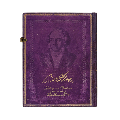 Paperblanks Beethoven’s 250th Birthday Ultra Hardback Journal – Lined, 144 Pages – back cover