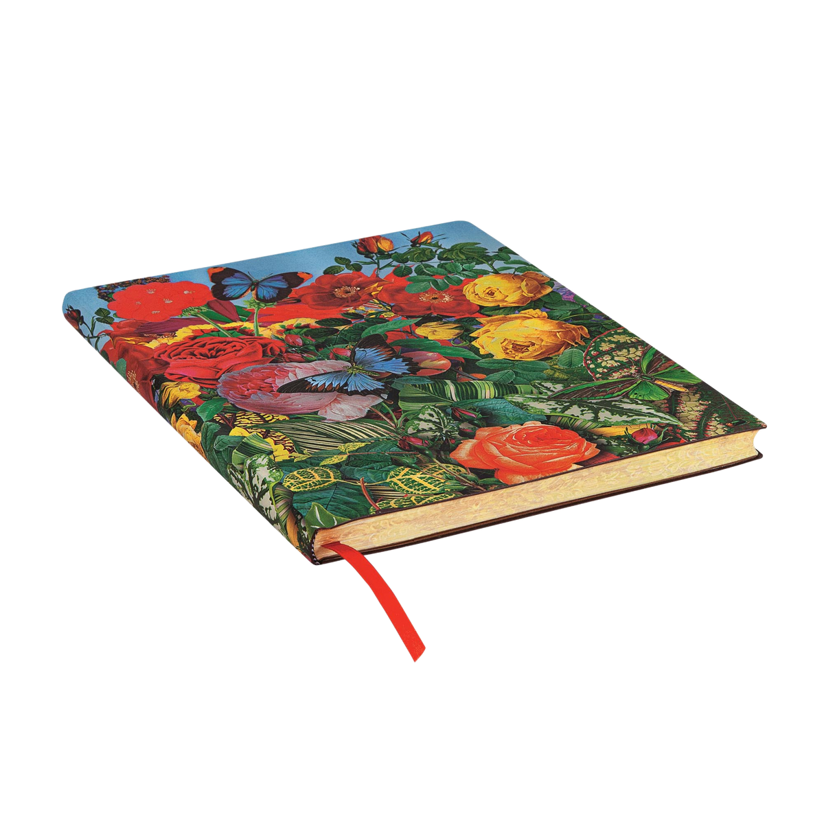 Paperblanks Butterfly Garden Ultra Softback Flexi Journal – Plain, 176 Pages – page edge