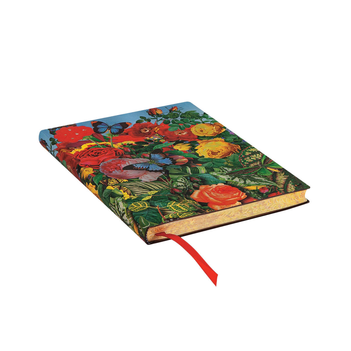 Paperblanks Butterfly Garden Midi Softback Flexi Journal – Lined, 176 Pages – page edge