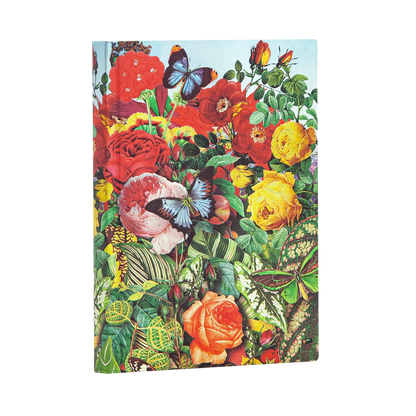 Paperblanks Butterfly Garden Mini Softback Flexi Journal – Lined, 208 Pages – angled view